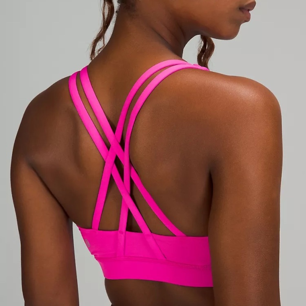 Lululemon Energy Sports Bra with cris cross straps
